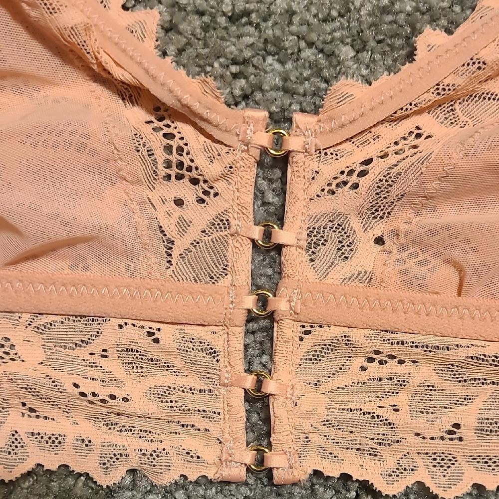 AERIE Lace Bralette in Peach - Picture 5 of 7